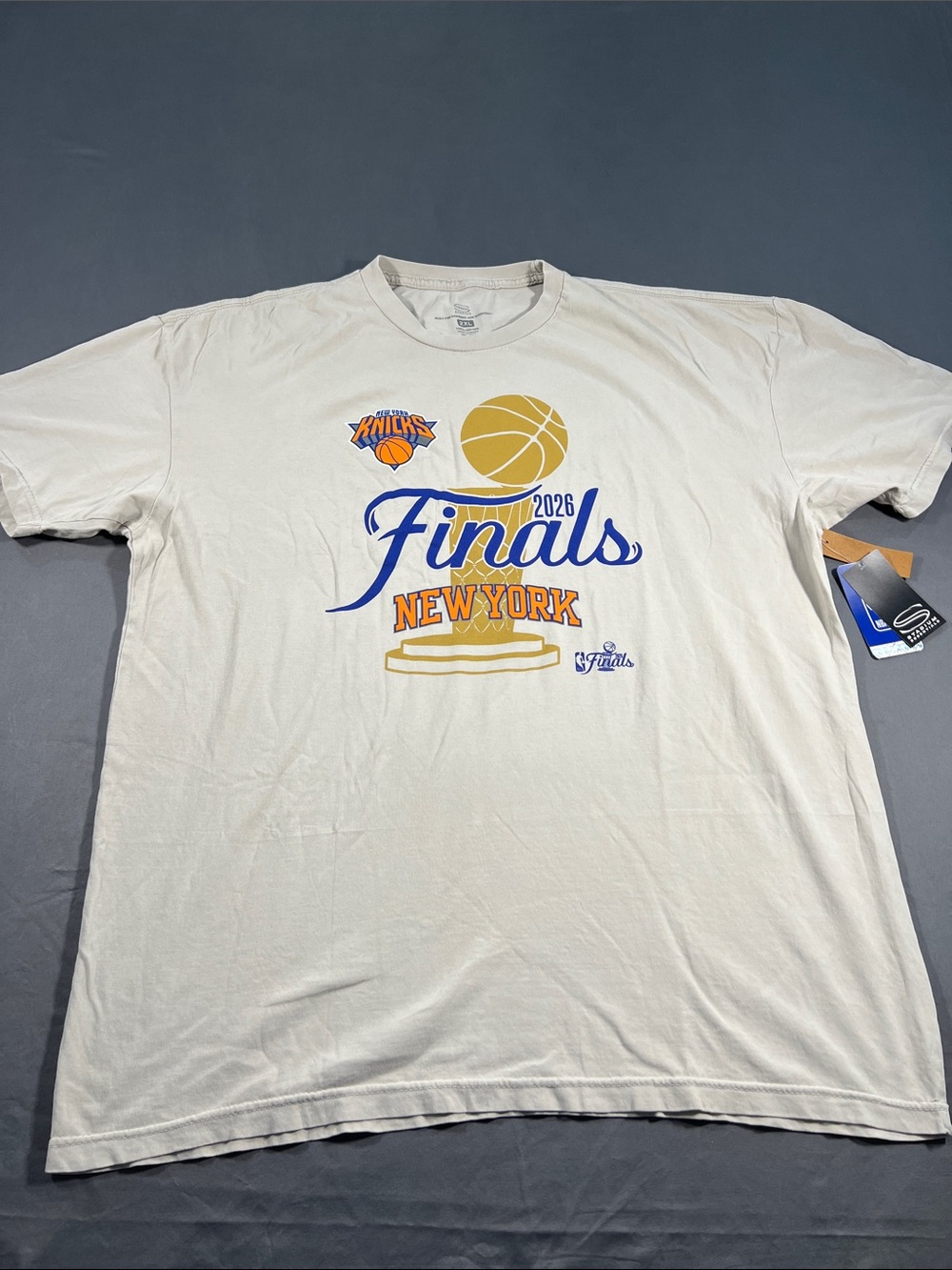 beige Finals New York 2026 Graphic Tee